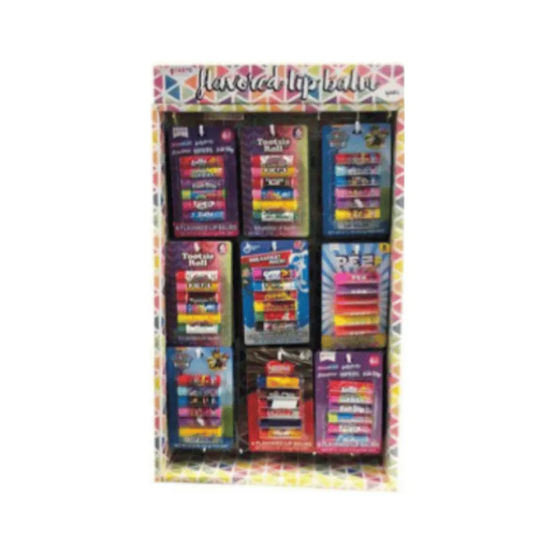 LIP BALM ASSORTED HALF POWER PANEL 36 x 6 PACK