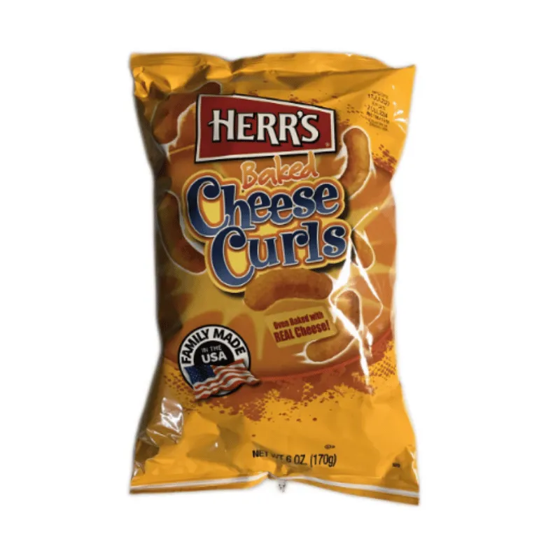 HERRS CHEESE CURLS 12 x 170g