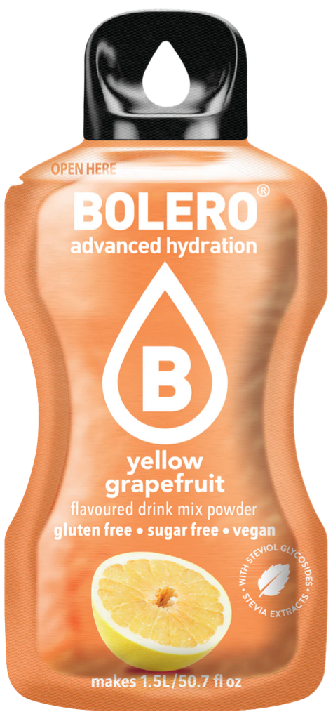 BOLERO Yellow Grapefruit 24 x 9g (1.5L)