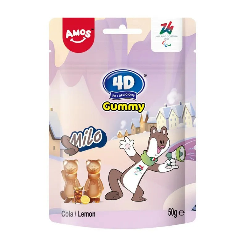 AMOS 4D MILO COLA LEMON 36 x 50g