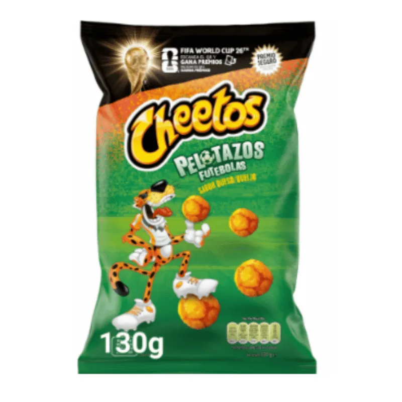 CHEETOS PELOTAZOS FUTEBOLAS  30 x 130g