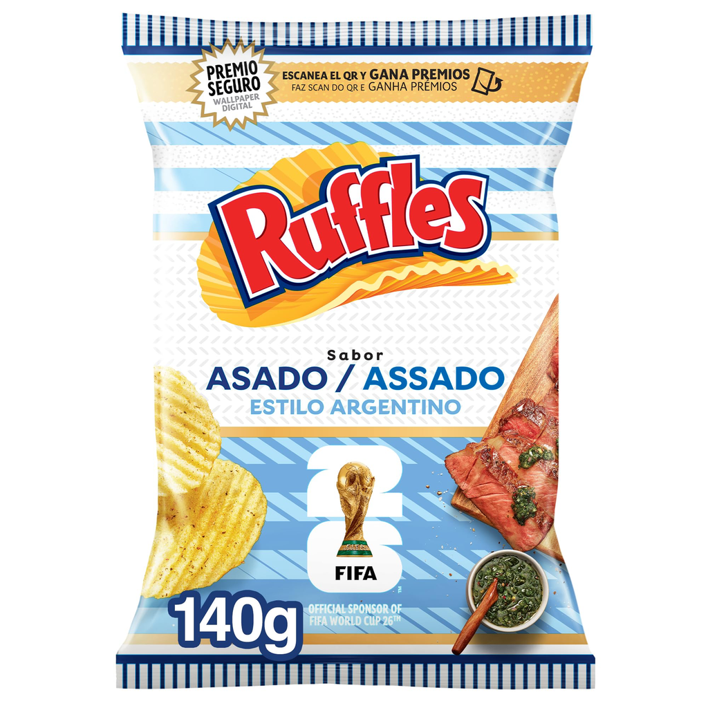 RUFFLES ASADO ARGENTINO 20 x 140g