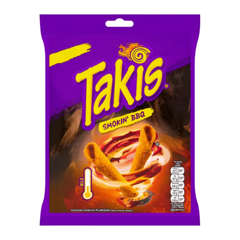 TAKIS SMOKIN' BBQ 90g - PALLET DEAL