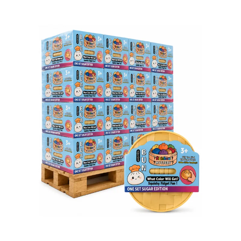 SQUISHY BUN GLOW IN THE DARK SMALL  - PALLET DEAL