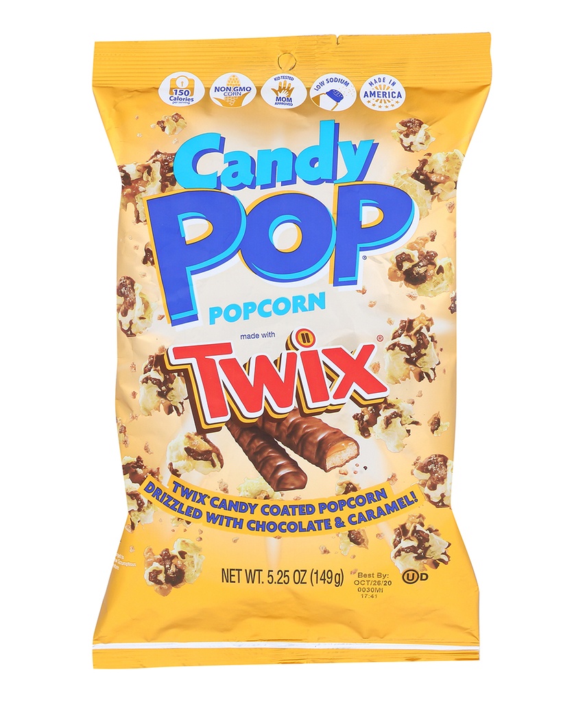 CANDY POP POPCORN TWIX 12 x 149g