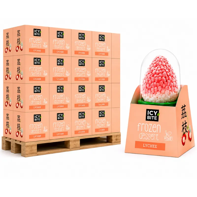 ICY BITE FROZEN DESSERT LYCHEE PALLET DEAL 182 x 12 x 75g
