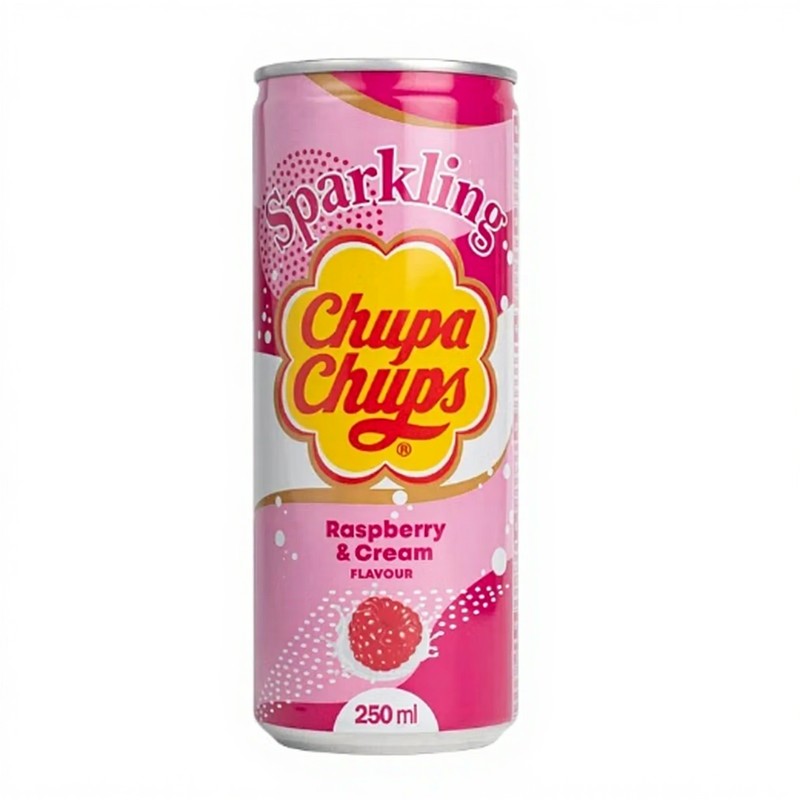 CHUPA CHUPS RASPBERRY & CREAM FLAVOUR 24 x 250ml