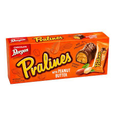 BERGEN PRALINES PEANUT BUTTER 24 x 112g