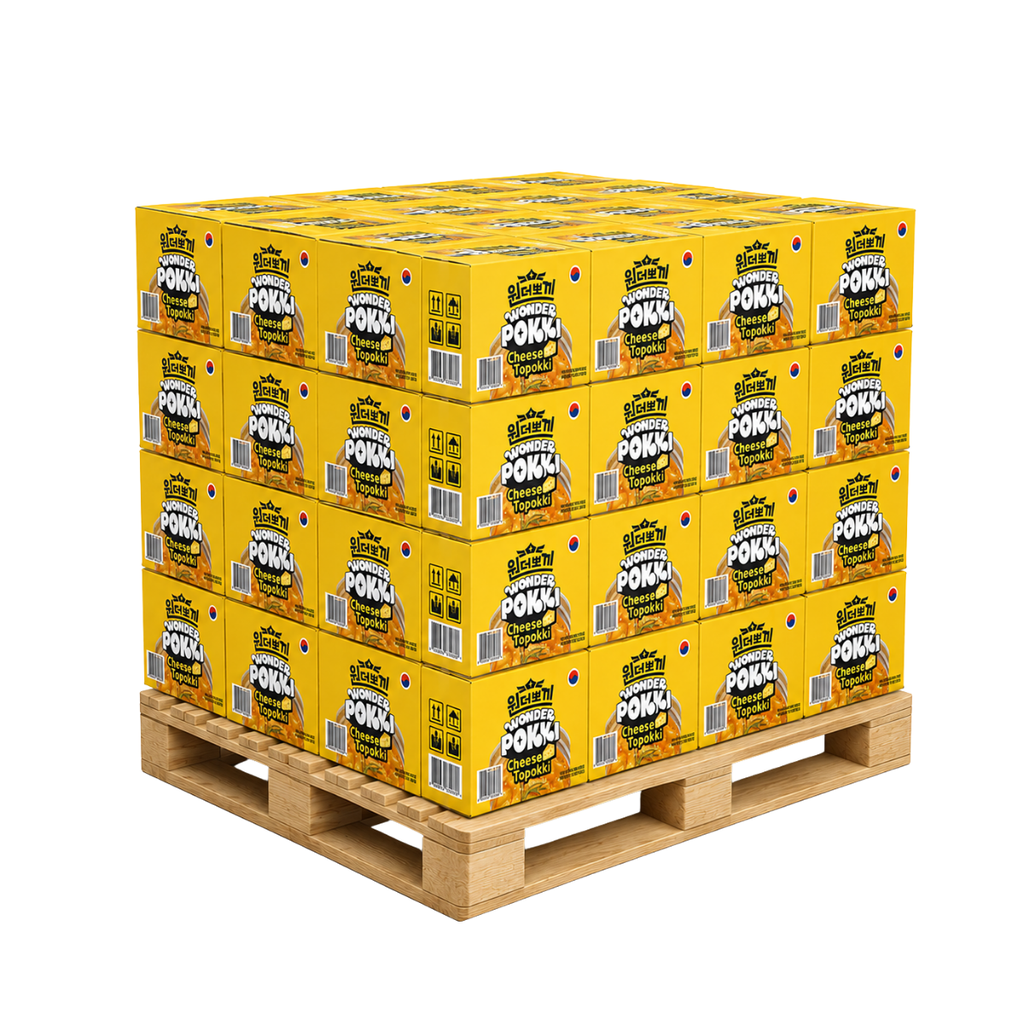 WONDERPOKKI CHEESE PALLET DEAL 56 x 30 x 120g